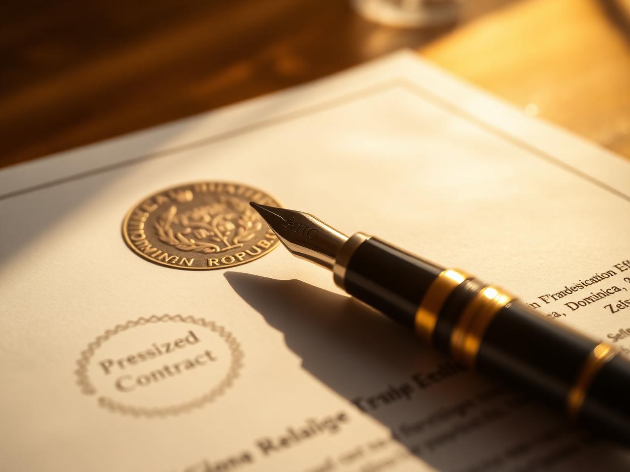 Dominican Republic real estate closing contract